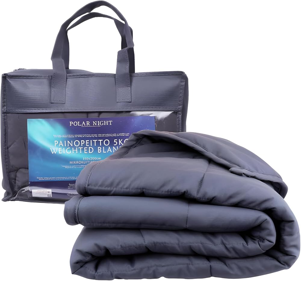 Polar Night 11 kg, otra manta con peso de la comparativa, junto a Utopia Bedding 7 kg